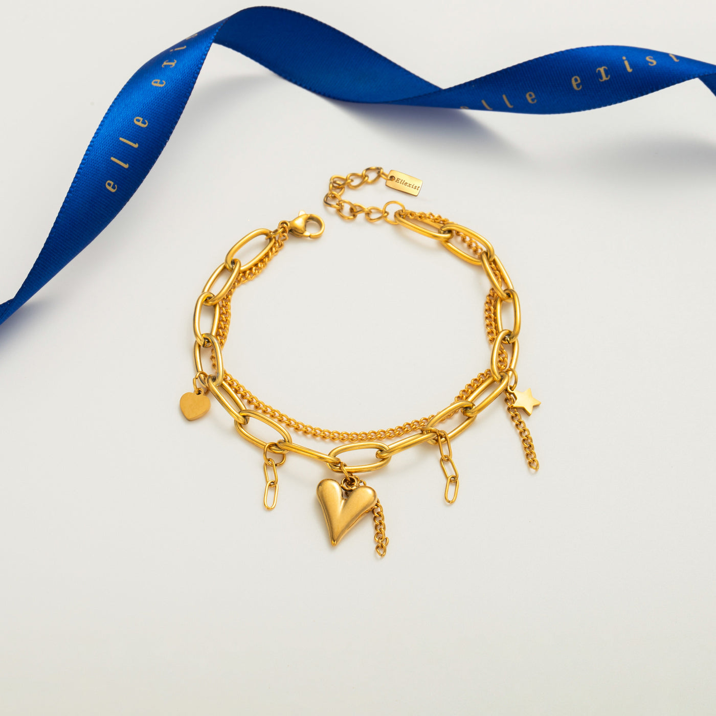 Linked Heart Bracelet