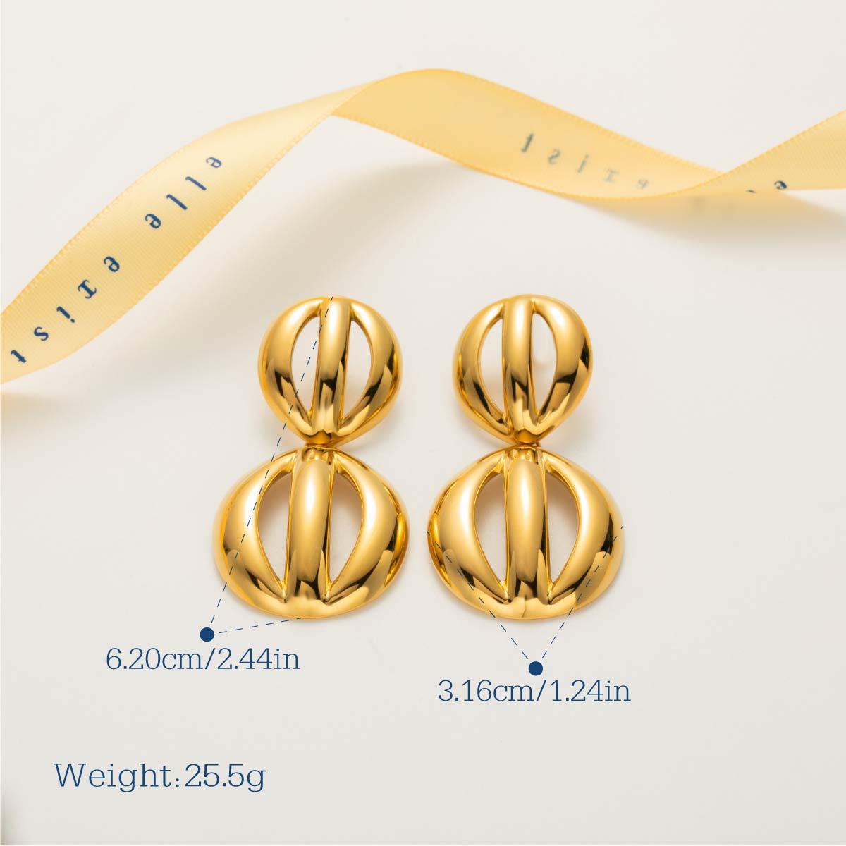 Geometric Statement Earrings