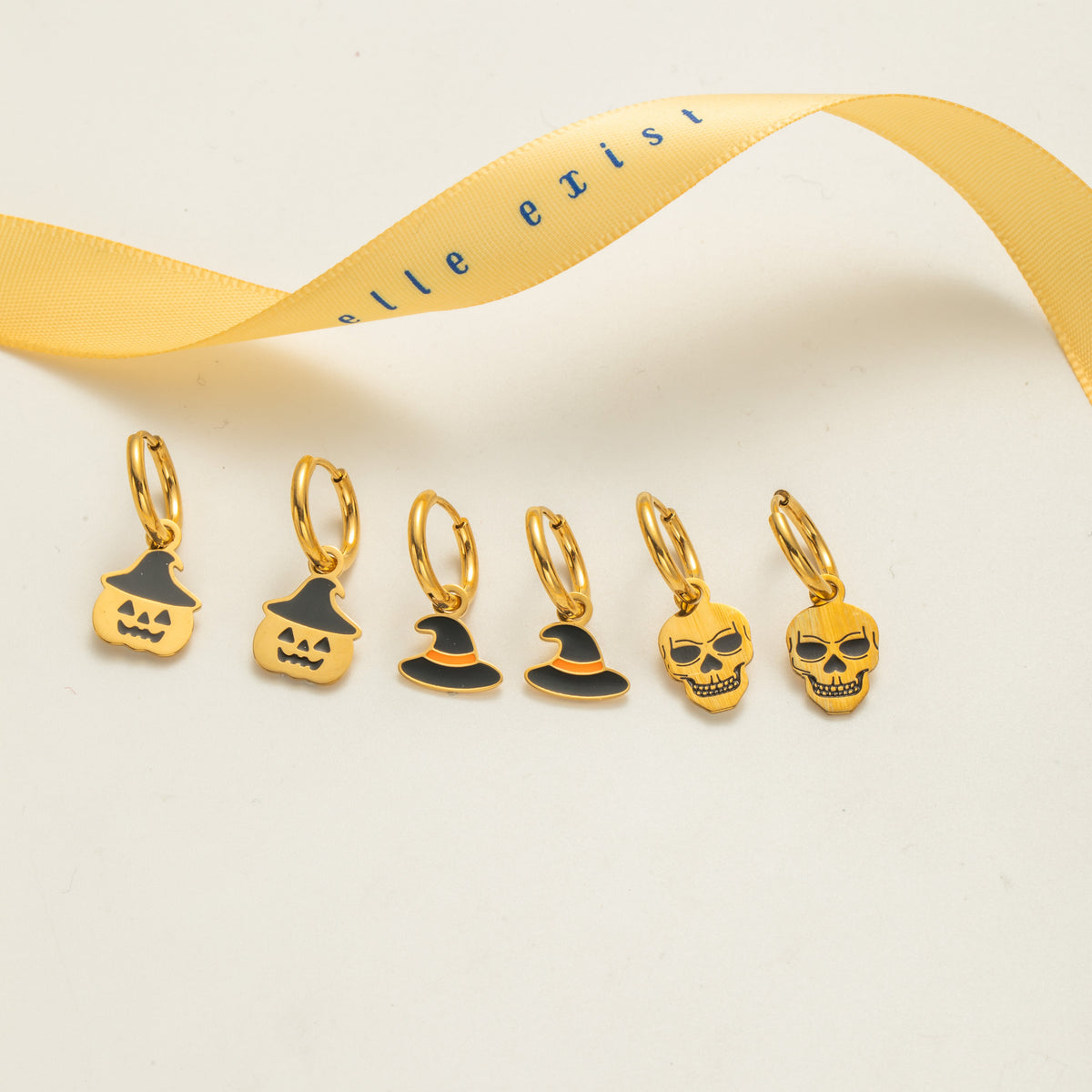 Halloween Charm Hoops Set