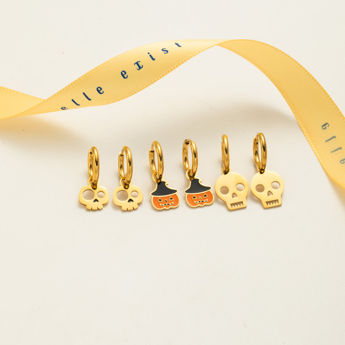 Halloween Charm Hoops Set