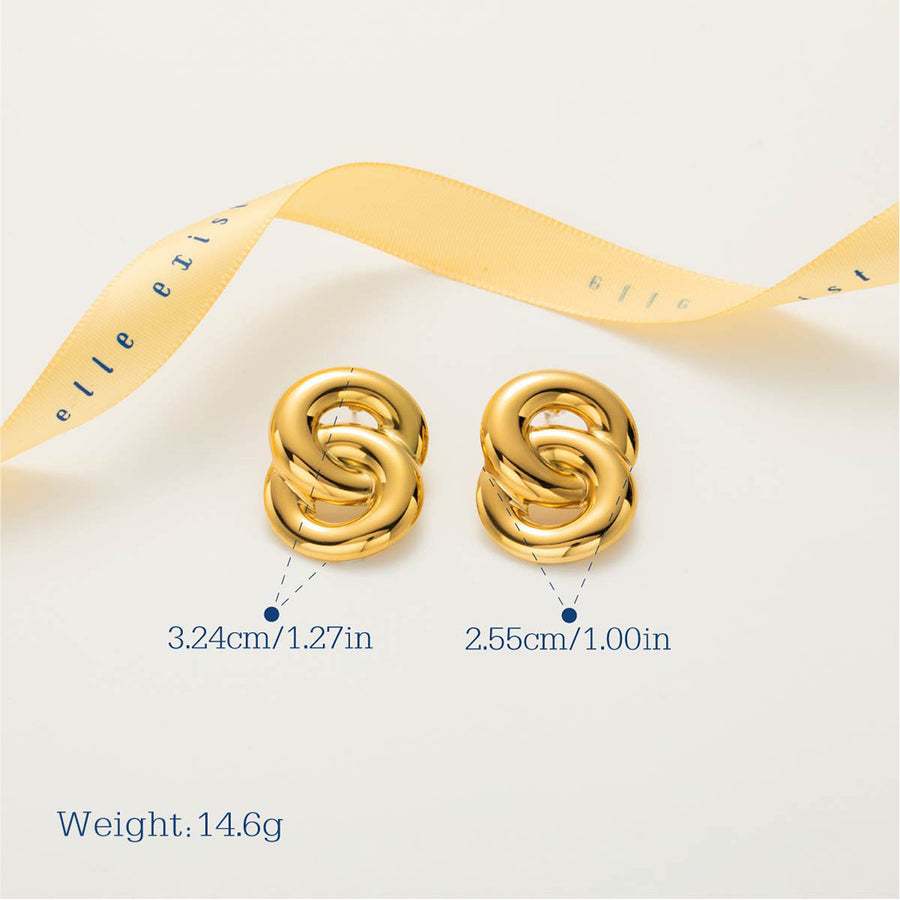 Interlocking Knot Earrings