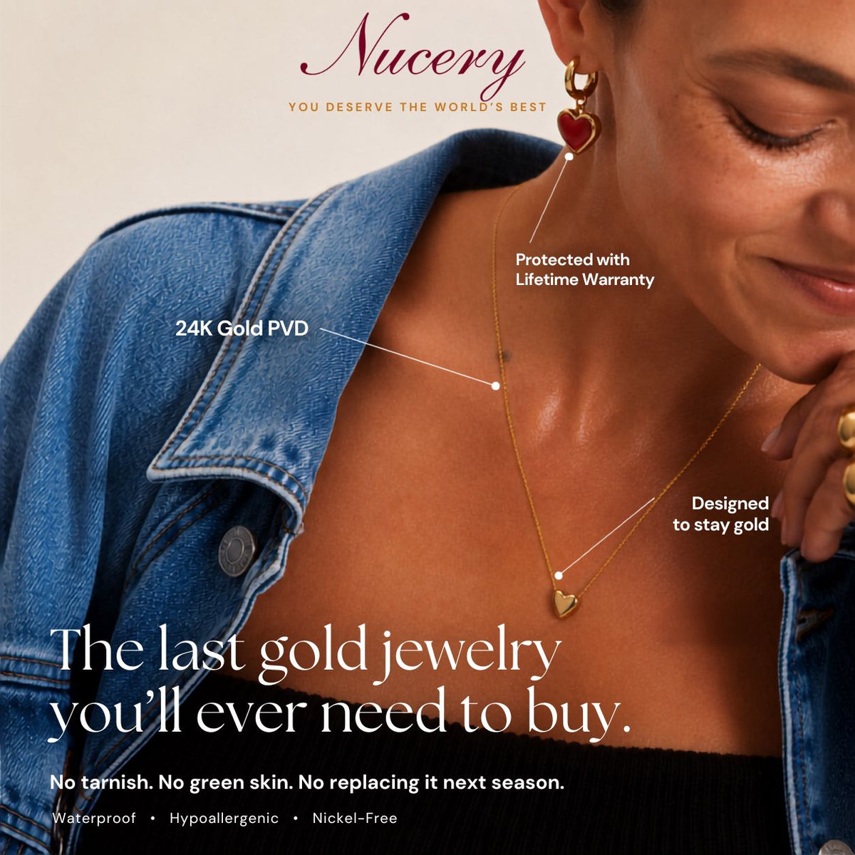 5 Pieces Waterproof Jewelry Bundle